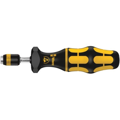 Wera Adjustable Torque Screwdriver 2.5 To 11.5 lb/in, 1/4 in Drive ESD Safe ±6% Accuracy 05074733001