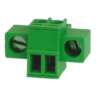 RS PRO Pluggable Terminal Block 2-Contact 3.5 mm Pitch 1 Row 320V 14A Polyamide Housing 874-5085