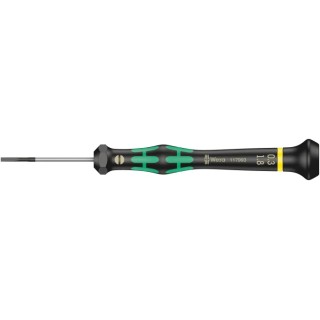 Wera Precision Screwdriver Insulated, 40 mm Blade Length, Chrome Plated Stainless Steel Blade, Ergonomic Grip 05117993001
