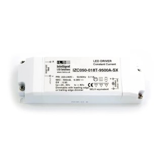 Intelligent LED Solutions 18W Single Output Constant Current LED Driver IP20, 18V, 36V, 500mA AC-DC 