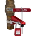 Brady Metal Ball Valve Lockout Red, 7.14 mm Shackle Diameter 121540