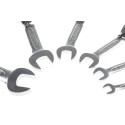 Bahco Ratchet Spanner Set 6 Pieces 8 To 19 mm Alloy Steel Chrome Finish 10RM/SH6