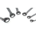 Bahco Ratchet Spanner Set 6 Pieces 8 To 19 mm Alloy Steel Chrome Finish 10RM/SH6