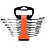 Bahco Ratchet Spanner Set 8-Piece, Sizes 5/16 To 3/4 Inch, Chrome Finished Alloy Steel 1RZ/SH8