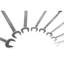 Bahco Ratchet Spanner Set 8-Piece, Sizes 5/16 To 3/4 Inch, Chrome Finished Alloy Steel 1RZ/SH8