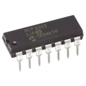 Microchip 12-Bit 2-Channel Digital to Analogue Converter SPI Microwire Interface 14-Pin PDIP MCP4922-E/P
