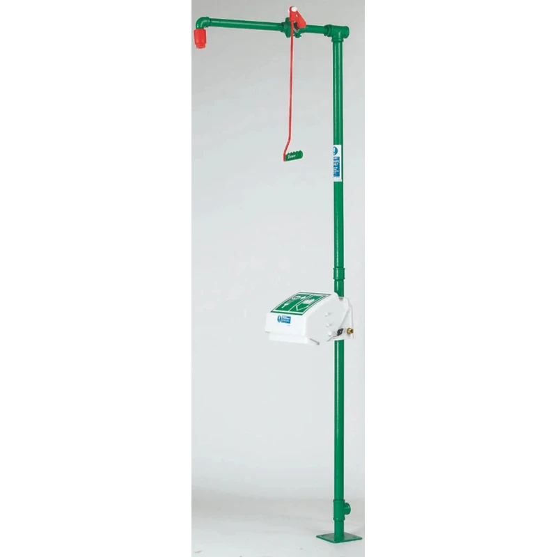 Hughes Floor Eyewash Pod Station with Unheated Shower, Floor Mount, ANSI Z358.1-1990, EXP-18G/45G