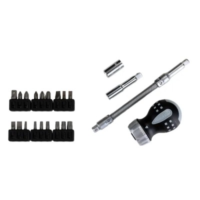 Bahco Hex Screwdriver Bit Set 22 Pieces Stainless Steel Hex Head 808050S-22