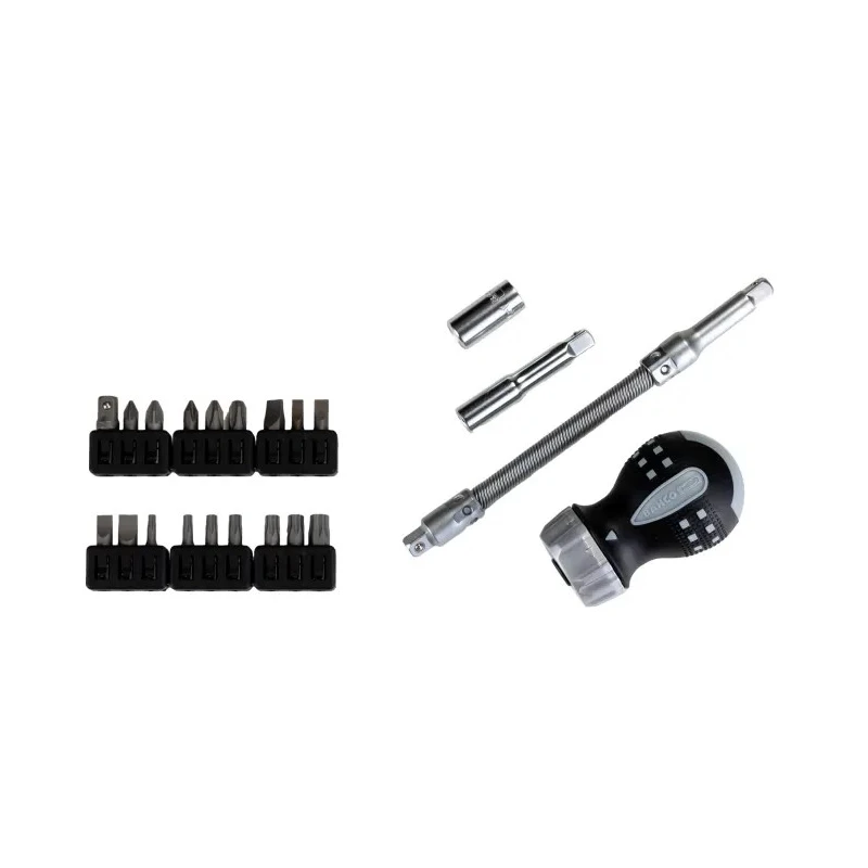 Bahco Hex Screwdriver Bit Set 22 Pieces Stainless Steel Hex Head 808050S-22