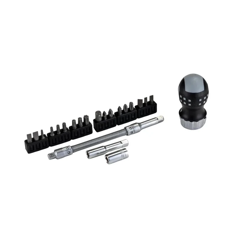 Bahco Hex Screwdriver Bit Set 22 Pieces Stainless Steel Hex Head 808050S-22
