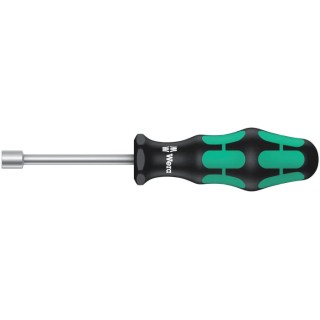 Wera Hexagon Nut Driver, 1/2 in Tip, 80 mm Blade, 192 mm Overall 05347778001