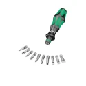 Wera Hexagon, Pozidriv, Slotted, Phillips, Torx Interchangeable Standard Screwdriver Set, 11-Piece 05056653001