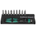 Wera Hexagon, Pozidriv, Slotted, Phillips, Torx Interchangeable Standard Screwdriver Set, 11-Piece 05056653001