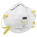 3M 8000 Series FFP1 Disposable Valved Face Mask with Adjustable Nose Clips 10 Per Pack FFP1 