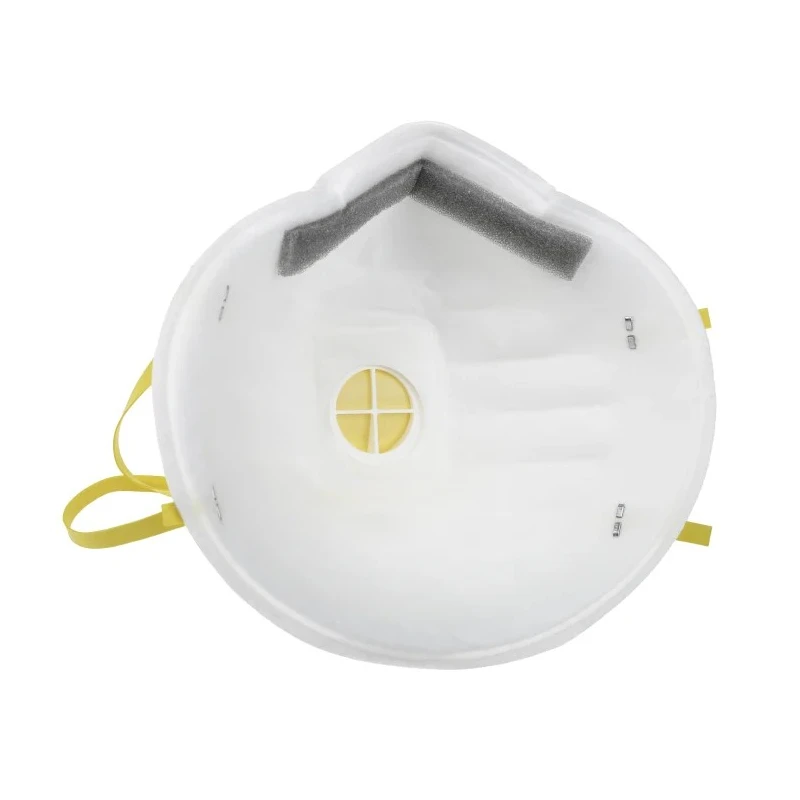 3M 8000 Series FFP1 Disposable Valved Face Mask with Adjustable Nose Clips 10 Per Pack FFP1 