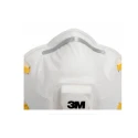 3M 8000 Series FFP1 Disposable Valved Face Mask with Adjustable Nose Clips 10 Per Pack FFP1 