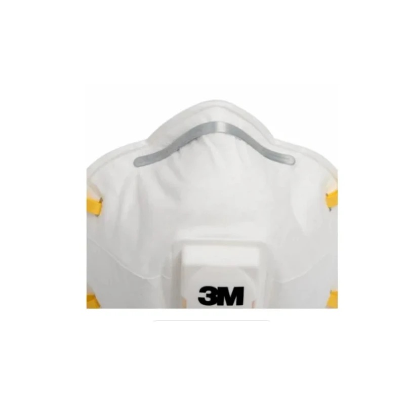 3M 8000 Series FFP1 Disposable Valved Face Mask with Adjustable Nose Clips 10 Per Pack FFP1 