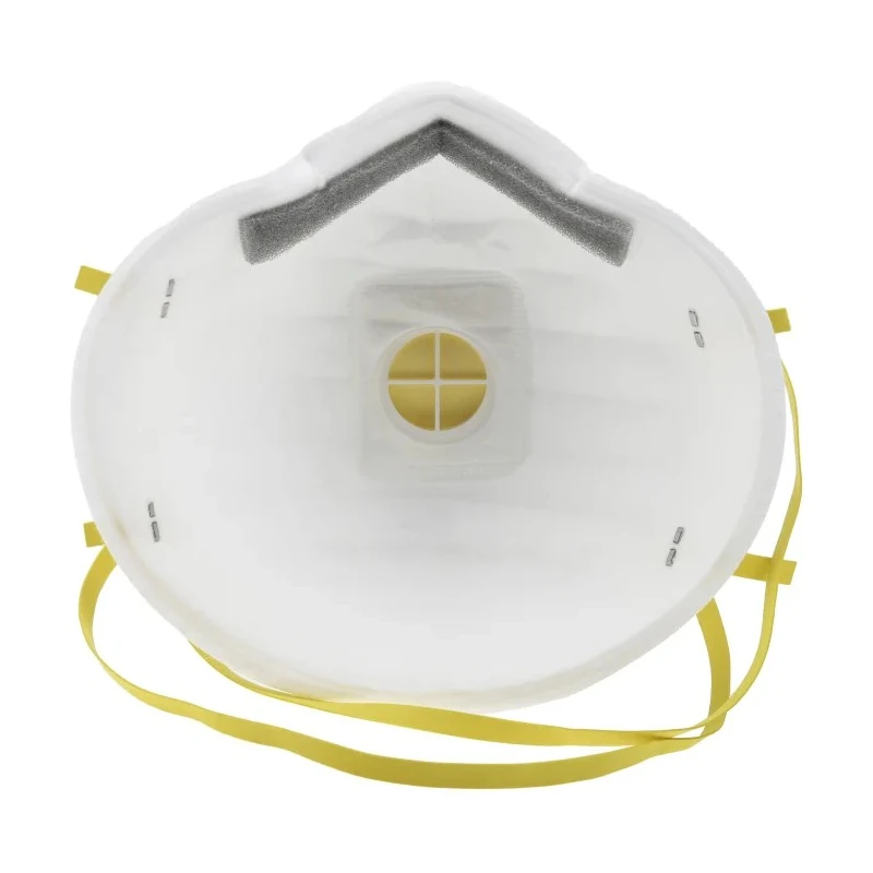 3M 8000 Series FFP1 Disposable Valved Face Mask with Adjustable Nose Clips 10 Per Pack FFP1 