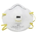 3M 8000 Series FFP1 Disposable Valved Face Mask with Adjustable Nose Clips 10 Per Pack FFP1 