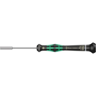 Wera Hexagon Nut Driver, 9/64 in Tip, 60 mm Blade, 157 mm Overall 05118134001