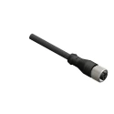 RS PRO Female 4 Way Straight to Unterminated Free End Sensor Actuator Cable, 5m, Polyurethane Jacket, IP67, 250V 877-1050