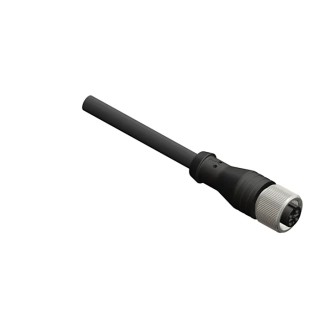 RS PRO Female 4 Way Straight to Unterminated Free End Sensor Actuator Cable, 5m, Polyurethane Jacket, IP67, 250V 877-1050