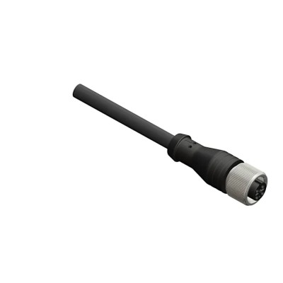 RS PRO Female 4 Way Straight to Unterminated Free End Sensor Actuator Cable, 5m, Polyurethane Jacket, IP67, 250V 877-1050