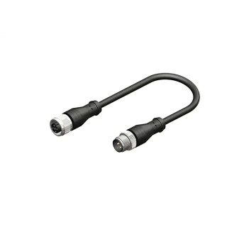 RS PRO Female 4 Way Straight to Male 4 Way Straight Sensor Actuator Cable 2 m 877-1097