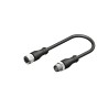 RS PRO Female 4 Way Straight to Male 4 Way Straight Sensor Actuator Cable 2 m 877-1097