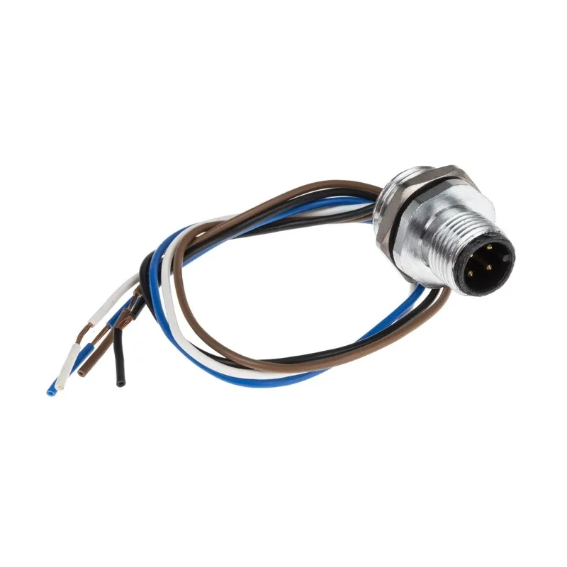 RS PRO Circular Connector, 4 Contacts, Panel Mount, M12 Connector, Plug, Male, IP67 877-1145