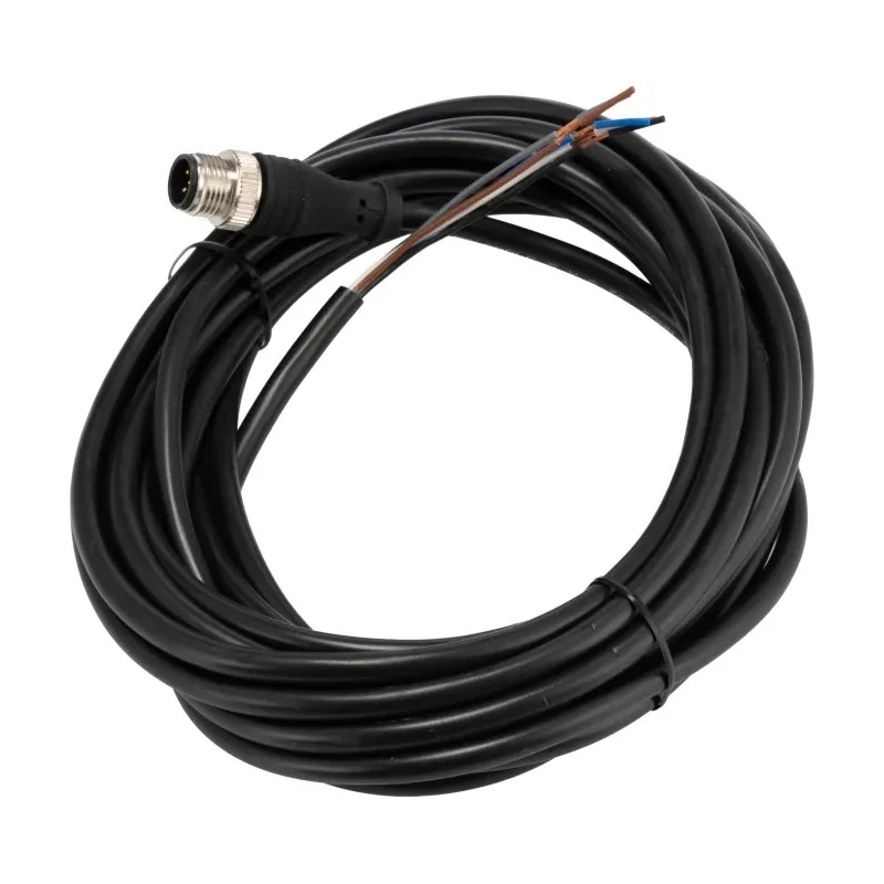 RS PRO Male 5 Way Straight to Unterminated Sensor Actuator Cable 5 m 60V IP67 877-1167