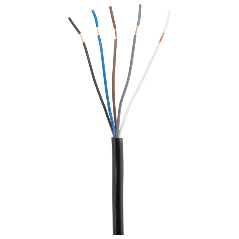 RS PRO Male 5 Way Straight to Unterminated Sensor Actuator Cable 5 m 60V IP67 877-1167