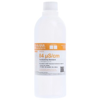 Hanna Instruments Buffer Solution Conductivity 84 μS/cm, pH 7, 500 ml Bottle HI-7033L
