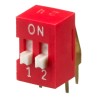 APEM Raised Rotary Coded DIP Switch , SPST Through-Hole Switch, Raised Actuator, Low Contact Resistance 50mΩ, China DA02V