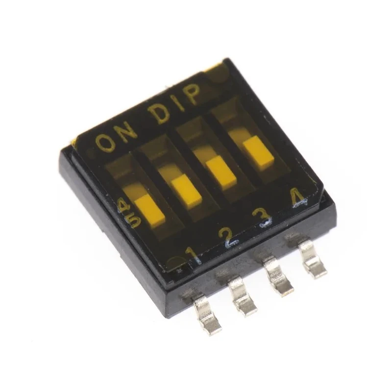 APEM Flush Slide Surface Mount Rotary Coded DIP Switch DHA-04T-Q