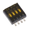 APEM Flush Slide Surface Mount Rotary Coded DIP Switch DHA-04T-Q