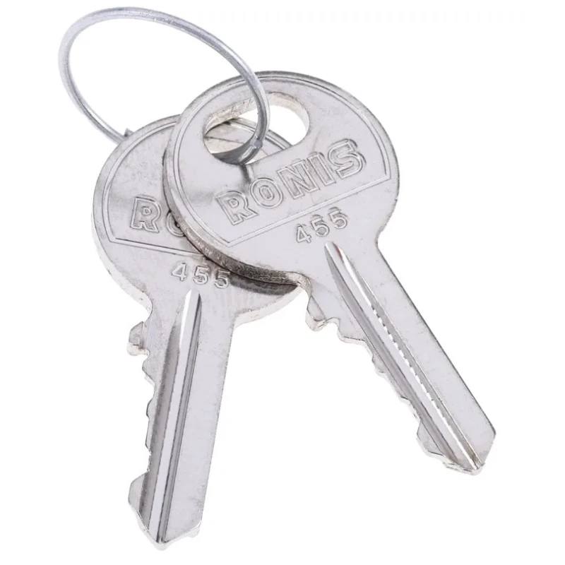 Rittal 2-way Spanner Lock Key Cabinet Key, 2 Key Profiles, Compatible with 455 Locks 2532008