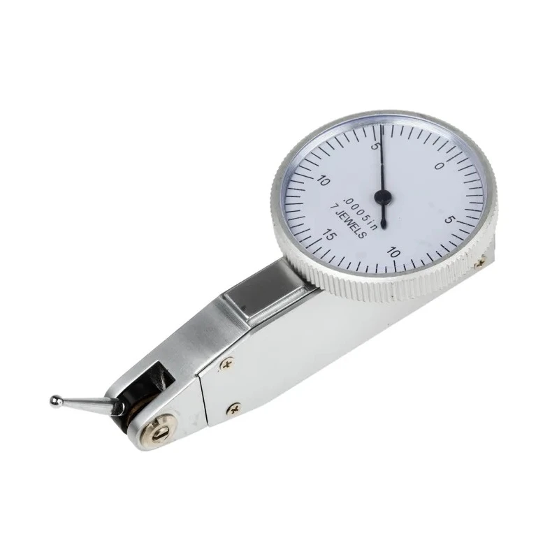 RS PRO Imperial DTI Gauge, 0.01 mm Resolution, 0.0001 mm Accuracy, 8mm Stem, 32mm Dial, Lever Type 877-1757