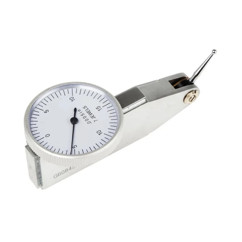 RS PRO Imperial DTI Gauge, 0.01 mm Resolution, 0.0001 mm Accuracy, 8mm Stem, 32mm Dial, Lever Type 877-1757