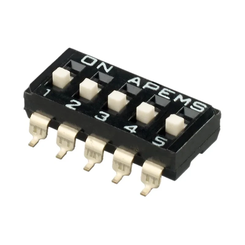 APEM Rotary Coded DIP Switch with Raised Actuator Slide IKD0503101