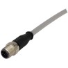 HARTING Male 12 Way Straight to Male Unterminated Sensor Actuator Cable 5m Polyurethane Jacket Grey 250V 21348400C79050