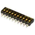 APEM Rotary Coded DIP Switch with Recessed Actuator Slide IKD1003000