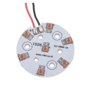 Intelligent LED Solutions OSLON 80 PowerAnna Coin LED Array 7-LEDs Red LED 640k ILC-ONA7-HYRE-SC211-WIR200.