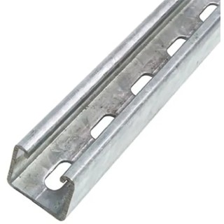 Unistrut 41 x 41 mm Stainless Steel Strut Slotted Channel, 2 m Long P 1000TSS X2M