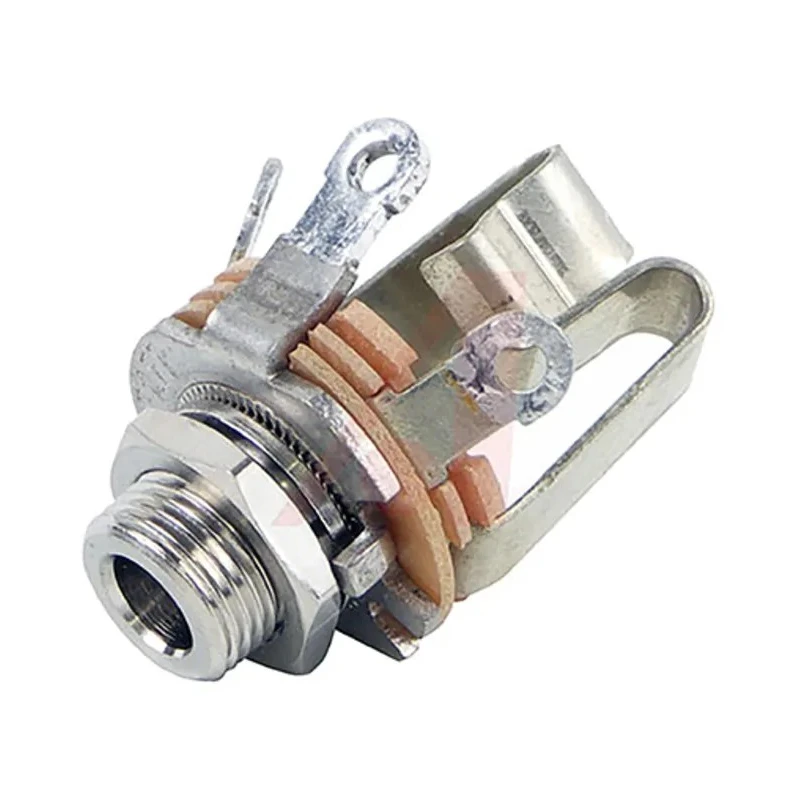 Switchcraft Jack Connector 5.34 mm Chassis Mount Panel Mount Male 3 Pole Stereo 25V dc 1A C12BX