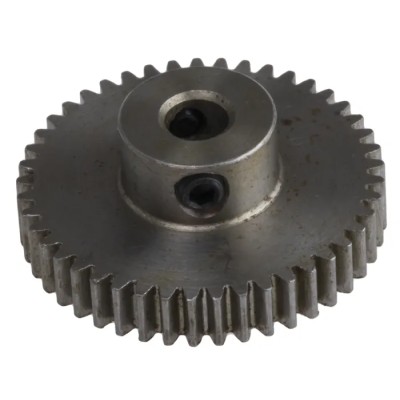 RS PRO Steel 45 Teeth Spur Gear, 0.5 Module, 4mm Bore, 22.5 mm Pitch Diameter, 10 mm Hub Diameter 878-7840