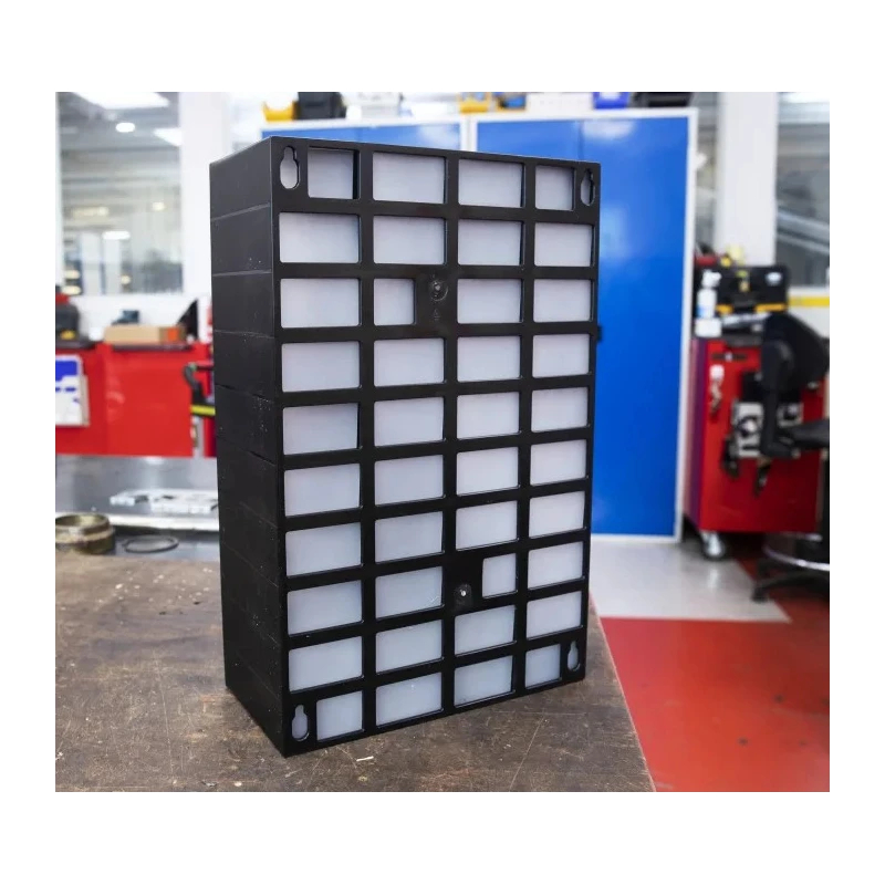 RS PRO Plastic Drawer Unit Storage Cabinet 40 Drawers Black 420mm x 270mm x 130mm 877-6812