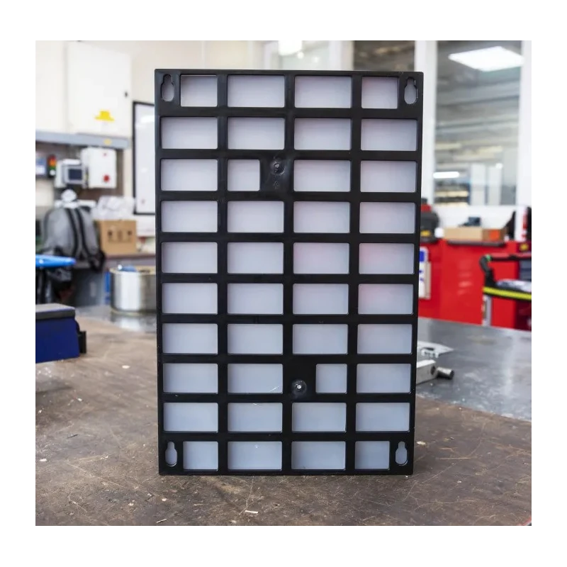 RS PRO Plastic Drawer Unit Storage Cabinet 40 Drawers Black 420mm x 270mm x 130mm 877-6812