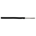 Alpha Wire Hookup Wire TEFLON Series Black 0.33mm² 22 AWG Silver Plated Copper 1kV 30m 5875 BK005