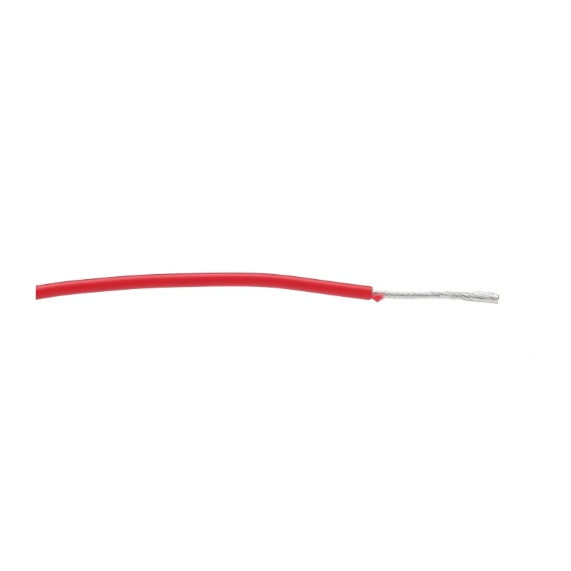 Alpha Wire Hook Up Wire TEFLON Series Red 0.33 mm², 22 AWG, Silver Plated Copper Conductor, 30 m Length, 1 kV 5875 RD005